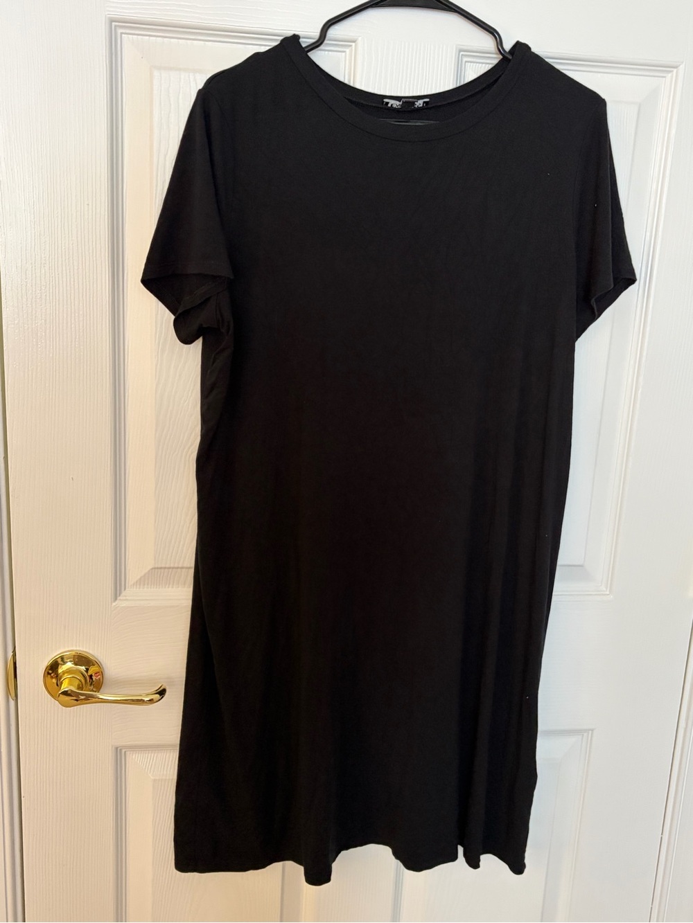 Express Black Mini T-Shirt Dress
